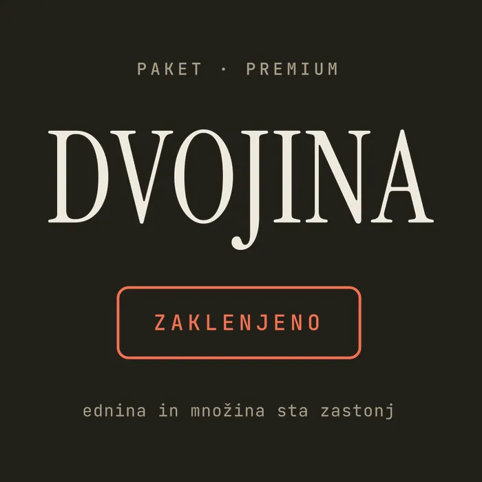Motiv Dvojina zaklenjena